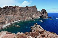 Ponta de São Lourenço - nejvýchodnější bod Madeiry. Machico - Caniçal, Portugalsko