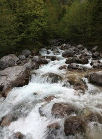 Řeka SOČA, Julské Alpy  - SLOVINSKO