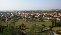 Z rozhledny Rény pohled na Ivančice