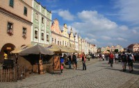 Telč  -  náměstí Zachariáše z Hradce