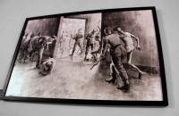 Obraz, který namaloval vězeň  Auschwitz I