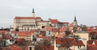 Pohled na Mikulov  ze Svatého kopečku
