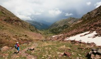 kotlina cestou  z Arinsal na Pic de Comapedrosa - Andorra 2013