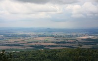 Hora  Sedlo - výhled na  Haznburk, Terezín, Litoměřice, Lovosice aj.
