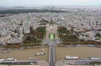 Eiffelova věž - výhledy na Paříž