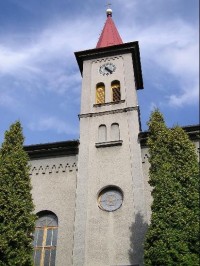 Mořkov - kostel (věž): Mořkov - kostel (věž)