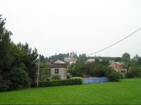 Bobrovníky - pohled na část vesnice: Bobrovníky - pohled na část vesnice