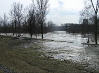 Soutok Odry a Opavy: Soutok Odry a Opavy - při povodních březen 2006
