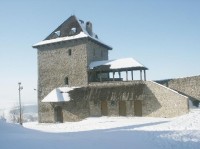 Hradní věž v zimě - rok 2005