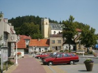 Náměstí obce Starý Jičín