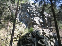 lezecká skalní stěna - Kružberk