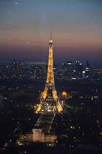 Eiffelovka z výšky