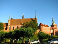 Frombork - pohled na katedrálu od přístavu