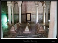 Saadské hrobky v Marrakéši