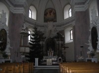 Kostel sv. Anny: vánoční interiér
