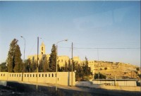 Jeruzalém: Řecký ortodoxní chrám - vstup nás - obyč. katolíků nežádoucí!
