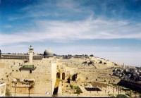 Jeruzalém 7: El Aksá, vzadu Olivová hora