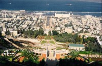 Haifa-perské zahrady: Neskutečně nádherné Perské zahrady a svatyně Bahaizmu. 