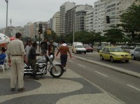 Rio de Janeiro: Copa Cabana z leva