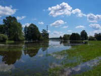 Využití retenčního prostoru rybníka Rožmberk při povodních a velkém přítoku vody z řeky Lužnice