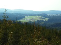 Záběr obce Stadelberg z hory Eichenberg