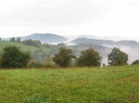 Pohled z Pulčín: Podzim