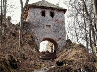 hrad Muráň - vstupná bašta