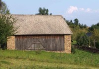 Stodola: Typická stodola z oblasti Levočských vrchov