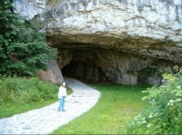 Sloupské jeskyně: Vchod do jeskyně