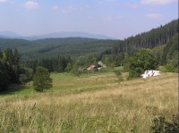 Osada: Pohled na osadu Hluchanka