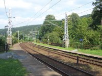 Trať: Železniční trať u Brňov zastávka