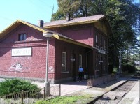 Mladecko: Železniční stanice v obci
