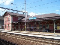 Vlakové nádraží: Vlakové nádraží v Suchdole.