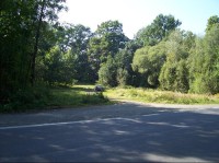 Cesta: Modrá turistická cesta (odbočující z hlavní) směrem na Oderskou nivu