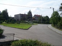 Křižovatka: Pohled na křižovatku směr Stará Ves nad Ondřejnicí - Mošnov