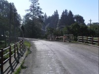 Cesta: Pohled od rozcestníku směrem na Starooldřůveckou silnici
