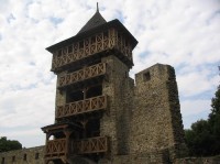 vyhlídková věž na hradě: pěkný rozhled do krje