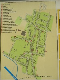 Malé Hoštice - mapa vesnice