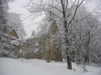 Kostel sv. Marty v zimě