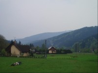 výhled z Raškovic na Lysou horu