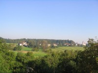 Pohled na Lysůvky ze Zelinkovic