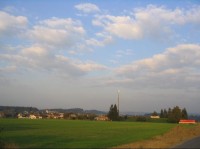 Zelinkovice  - pohled z Chlebovic