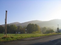 pohled z Dolního Sklenova, Zadní Babí hora vpravo
