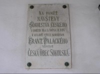 Hodslavice - deska na r.d. F.Palackého