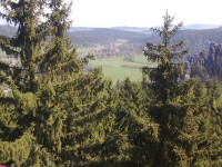 Pohled směrem na Dolní Adršpach