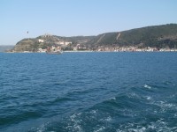 Výhled na Bospor z přístavu