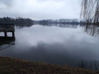 Ivano-Frankovsk, park s jezerem
