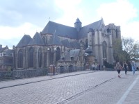 Gent, most a kostel sv. Michala