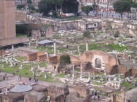 Výhled na Forum Romanum