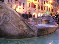 Řím - Fontana della Barcaccia